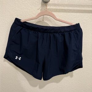 Under Armour Women's Dark Blue Athletic Shorts
